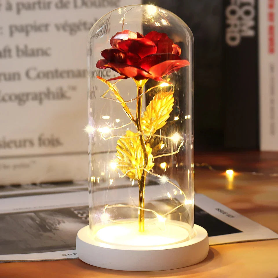 Elegant Rosa LED Kuppel – Lysende Dekoration til Bryllupper og Begivenheder