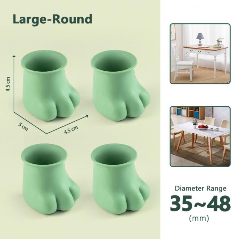 4Pcs Non-Slip Kat Paw Møbel Ben Dække