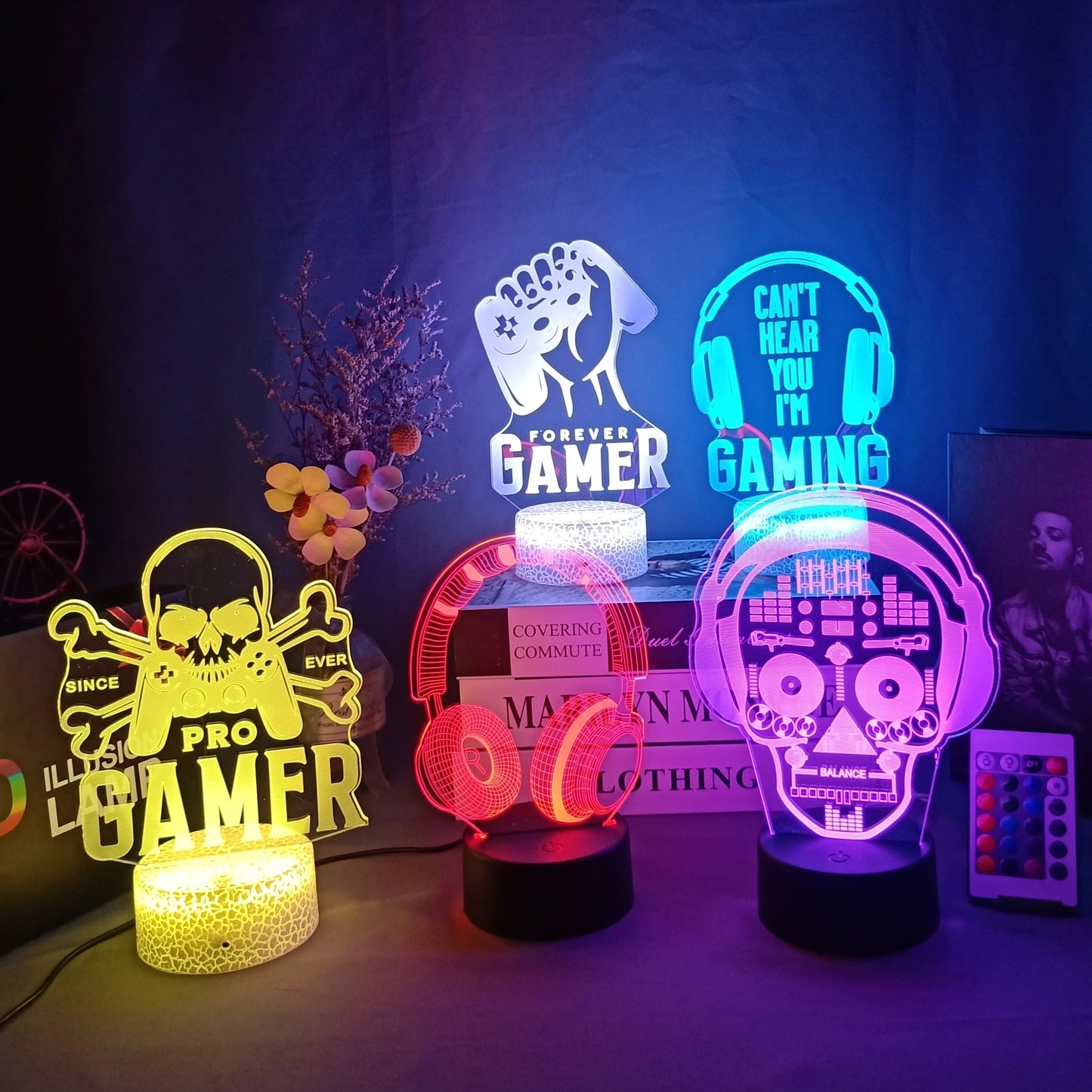 Eindhoven Gaming Natbordlampe – Skab en magisk stemning i soveværelset