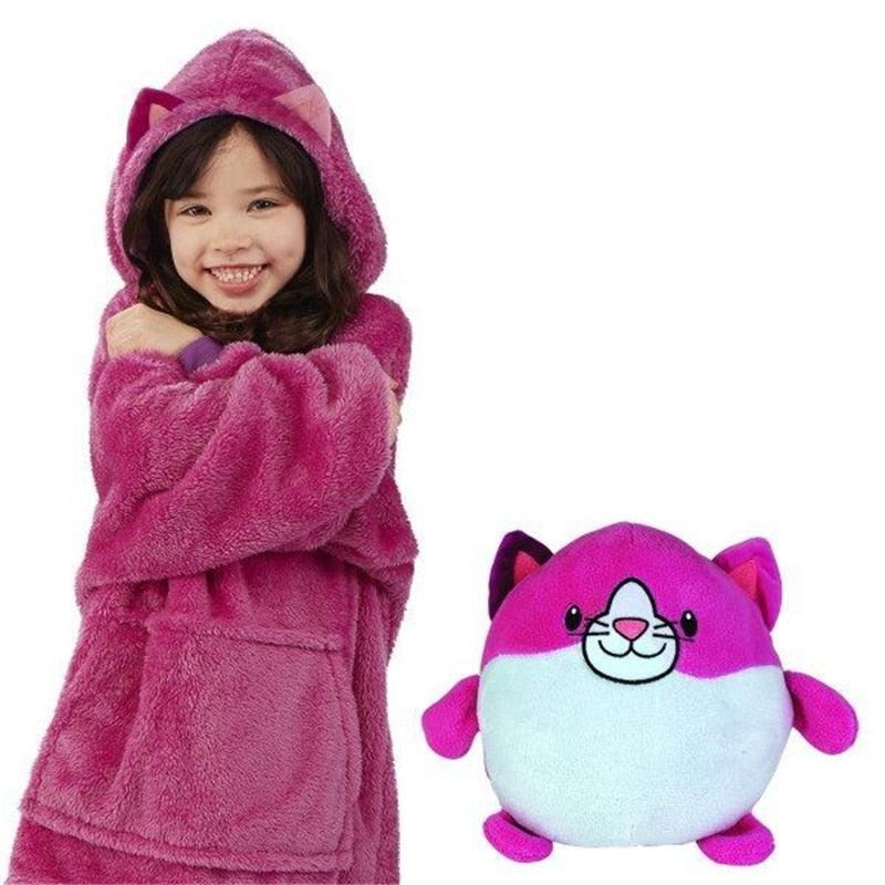 Barnhoodie med mjuk leksaksfunktion – Momo