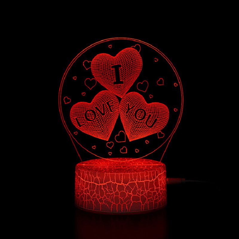 3D Rum Dekor Aftenlampe