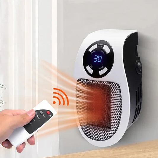 Kompakt Elektrisk Ventilatorvarmer med Fjernbetjening