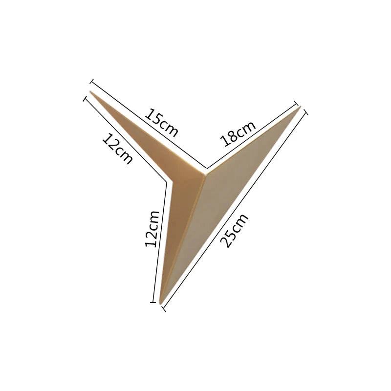 Geometrisk LED Væglampe til Moderne Nattelamper