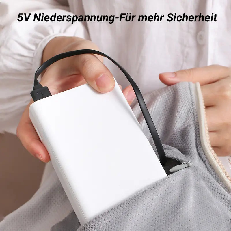 Bärbar USB-värmefilt för axlar & rygg: Snabb komfort