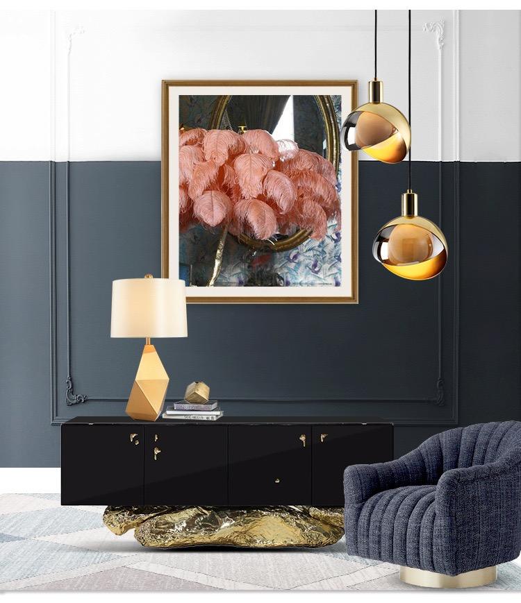 Elegant Pendel i Guldglas til Esszimmer – Nordisk Design
