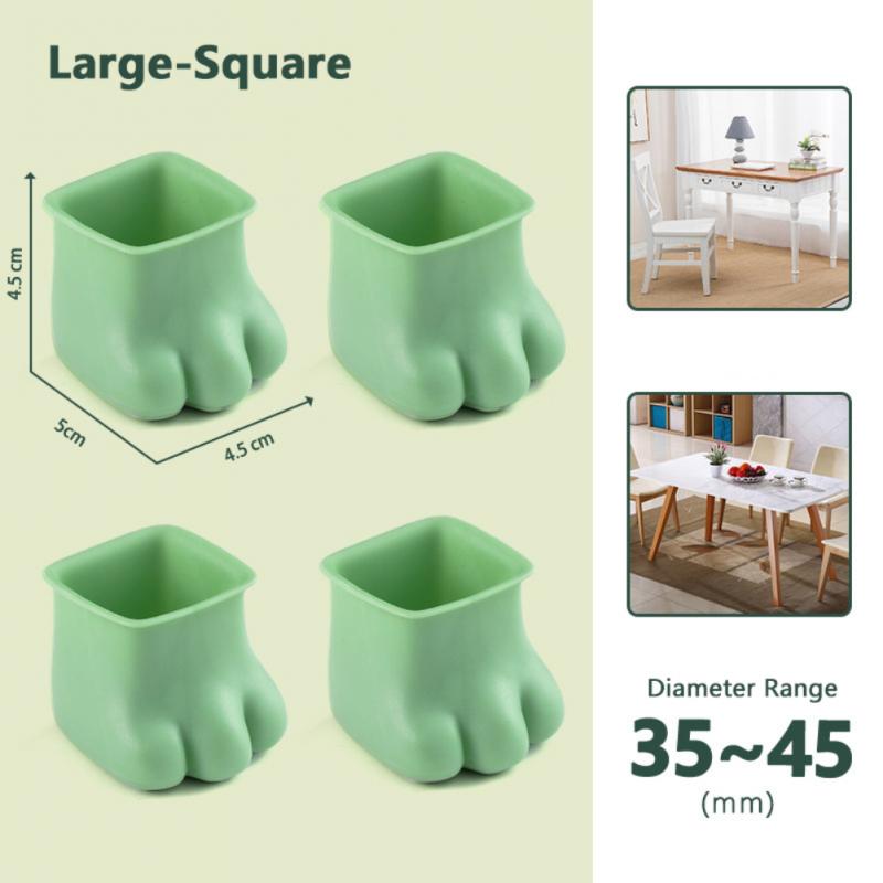 4Pcs Non-Slip Kat Paw Møbel Ben Dække