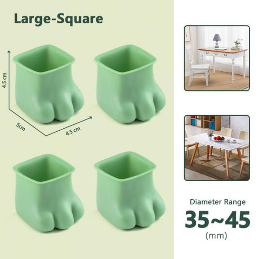 4Pcs Non-Slip Kat Paw Møbel Ben Dække