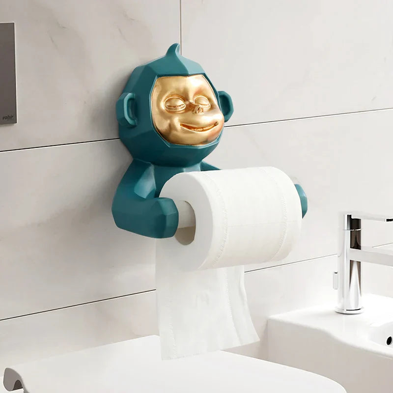 Happy Monkey Harpiksholder til Toiletpapir
