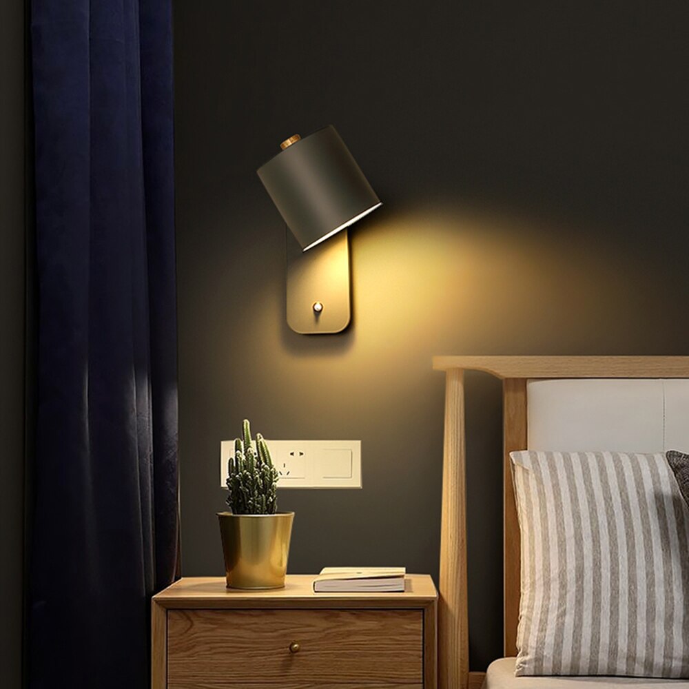 Justerbar LED Væglampe med Minimalistisk Design