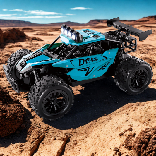 Hurtig RC Bil med Metalchassis og LED Lys