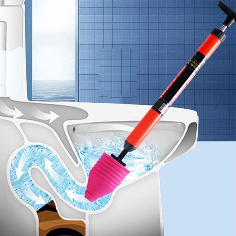 Højtryks hurtig rengøringsmiddel toilet afløbsrens plunger