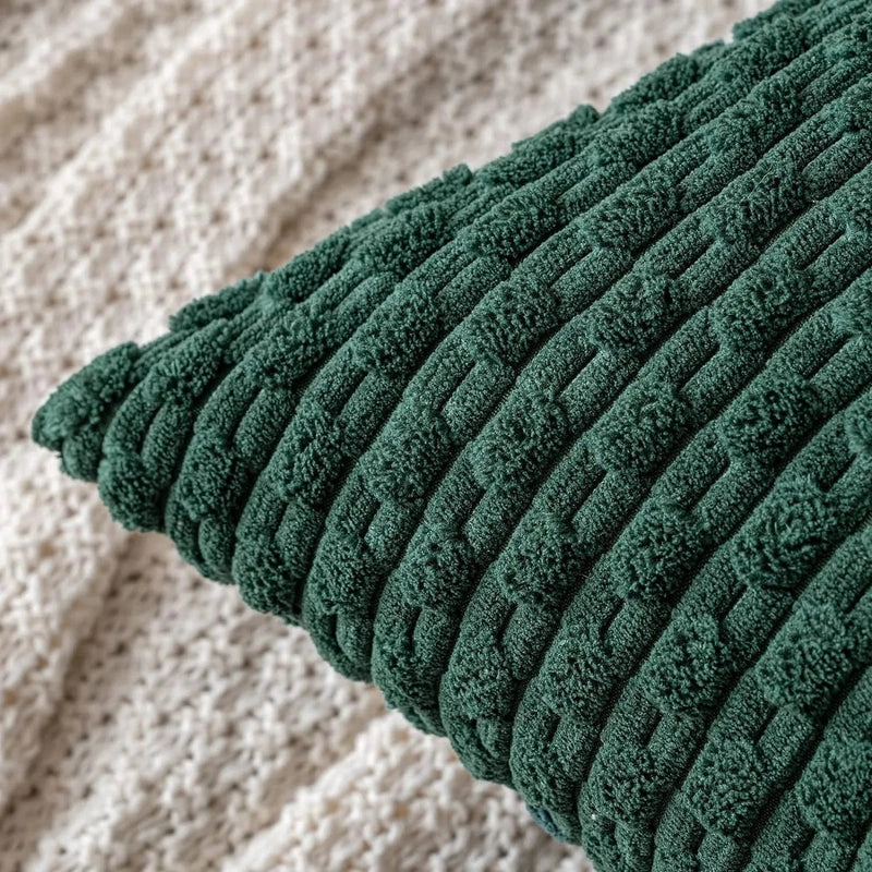 Bløde Velour Pudebetræk med Boheme Struktureret Design