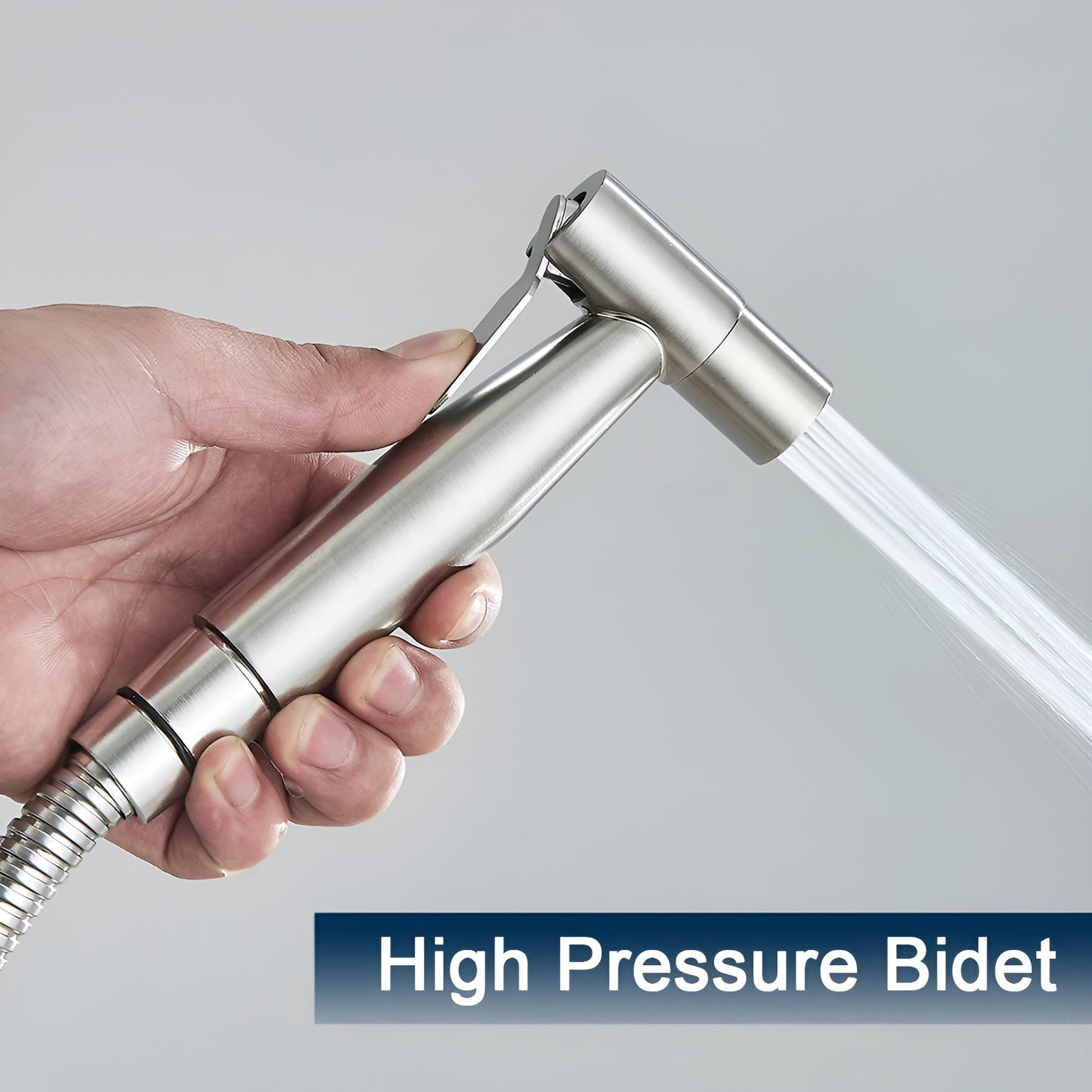 FreshSpritz - Vægmonteret bruserhoved i rustfrit stål til bidet
