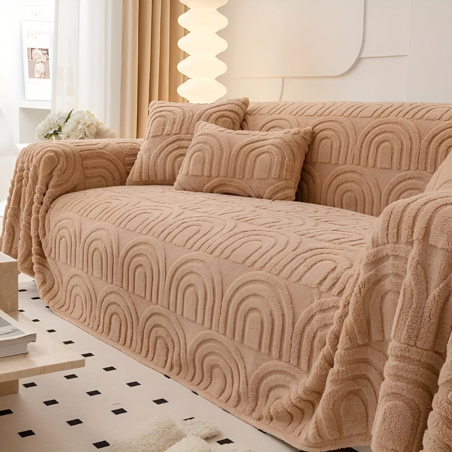 Luksuriøs Jacquard Sofabetræk – Nyt Liv til Dit Sofa