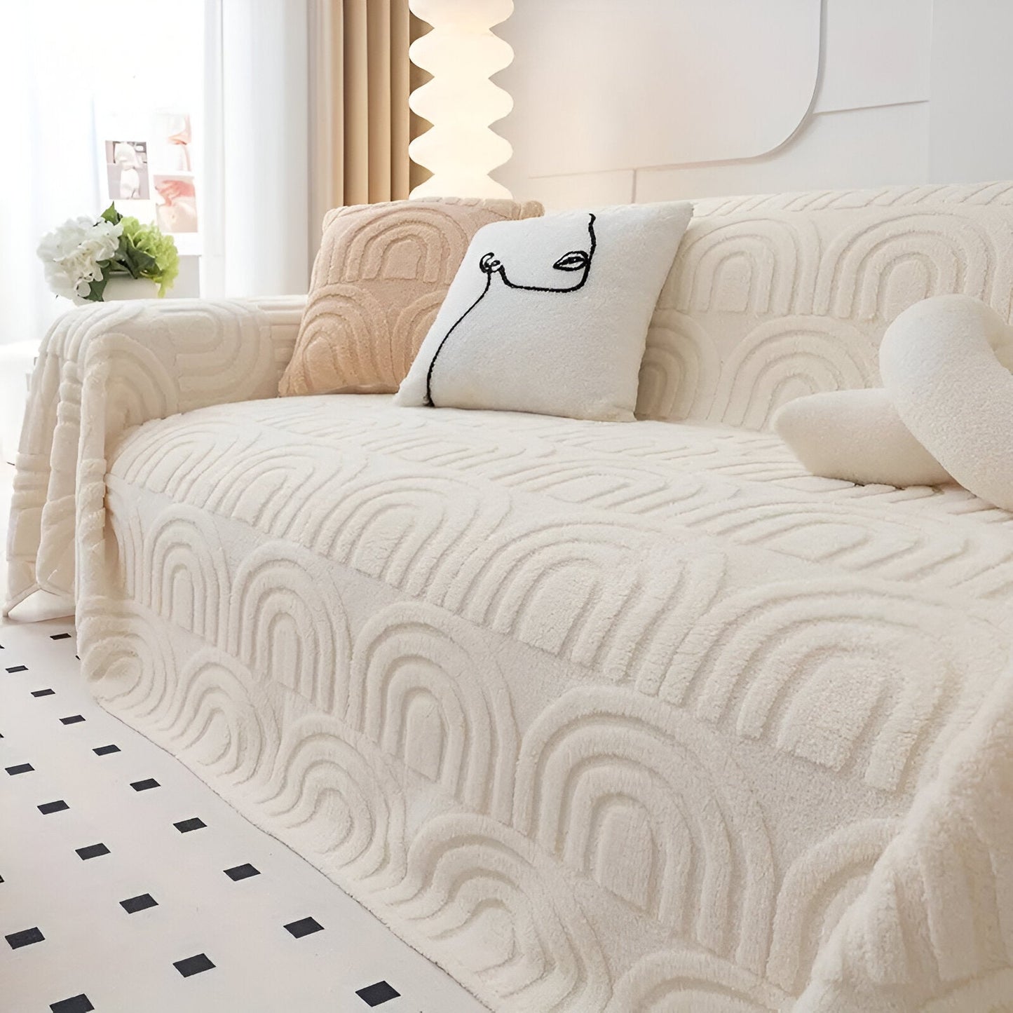Luksuriøs Jacquard Sofabetræk – Nyt Liv til Dit Sofa