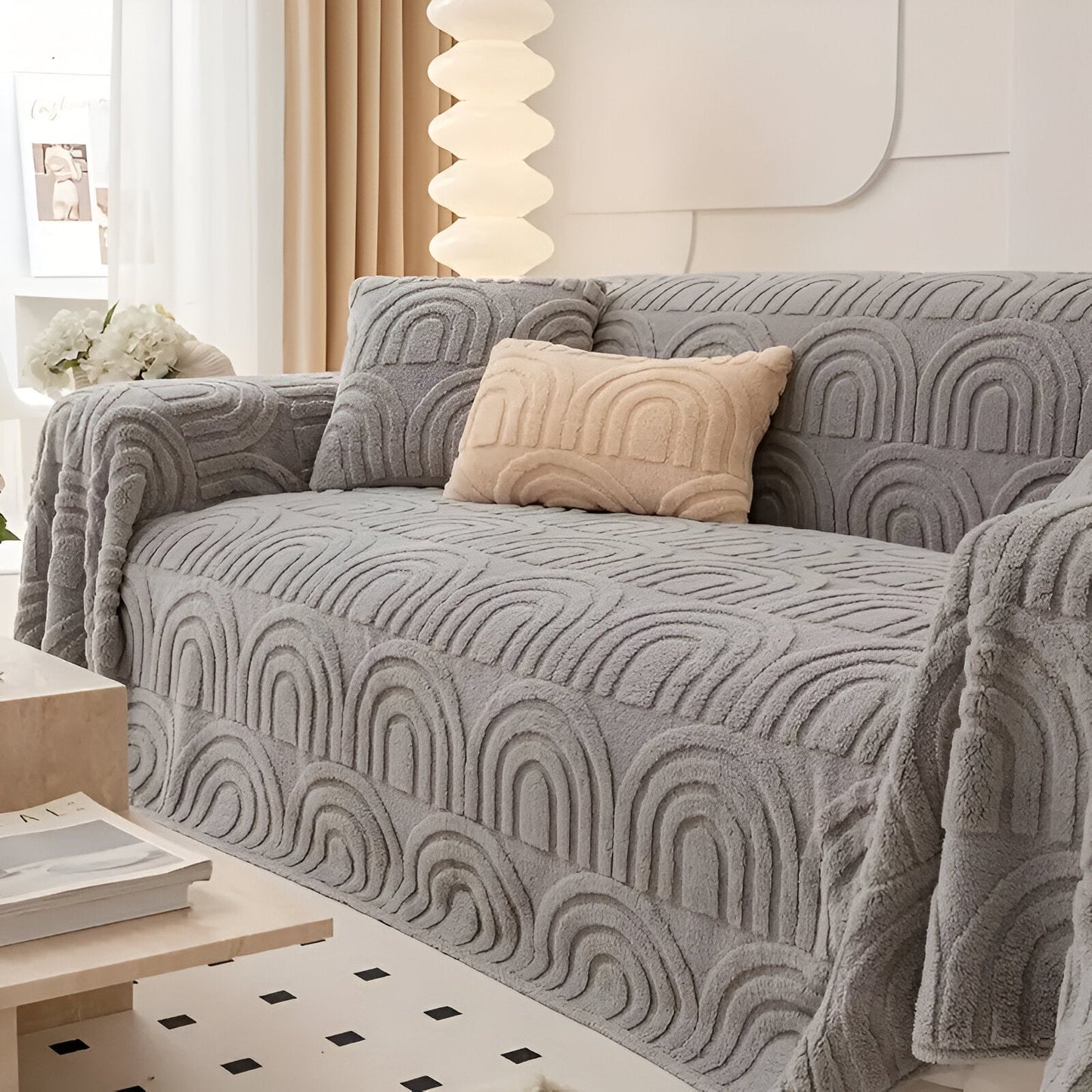 Luksuriøs Jacquard Sofabetræk – Nyt Liv til Dit Sofa
