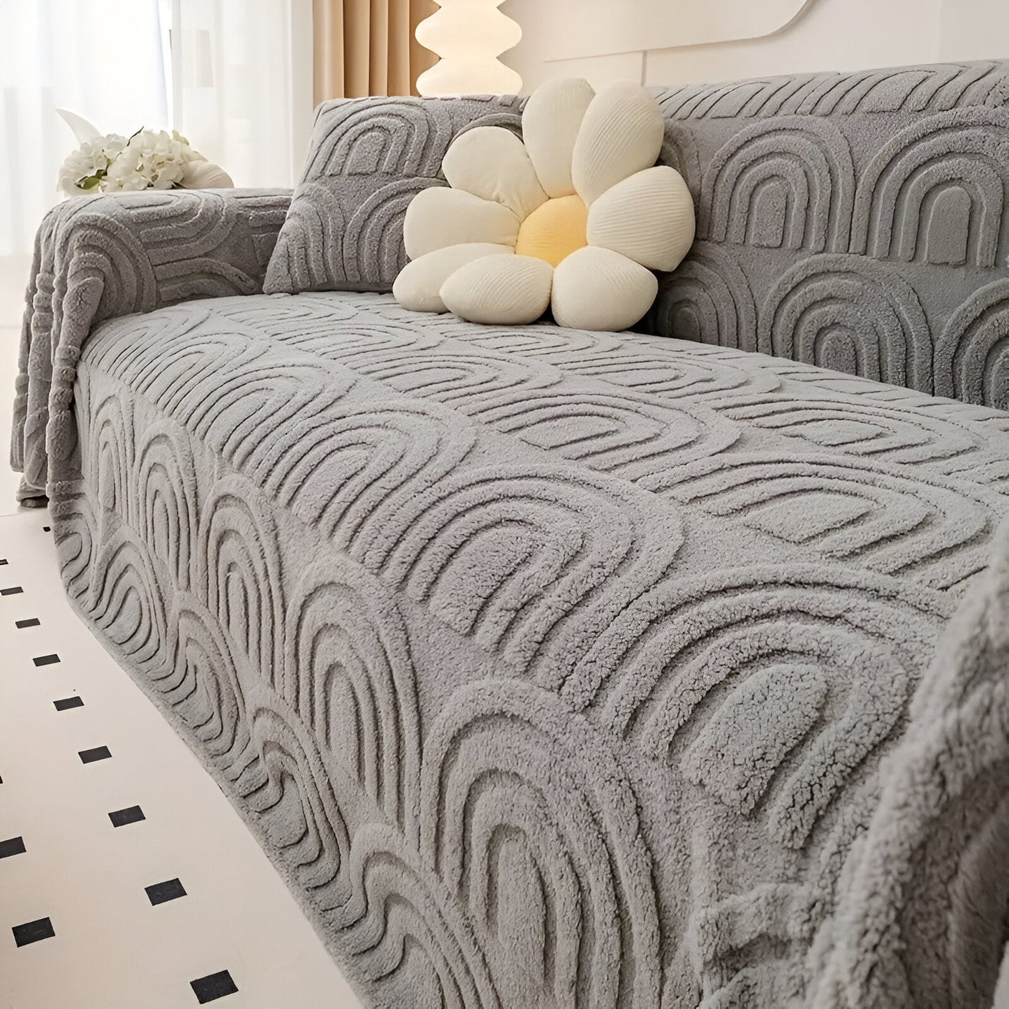 Luksuriøs Jacquard Sofabetræk – Nyt Liv til Dit Sofa