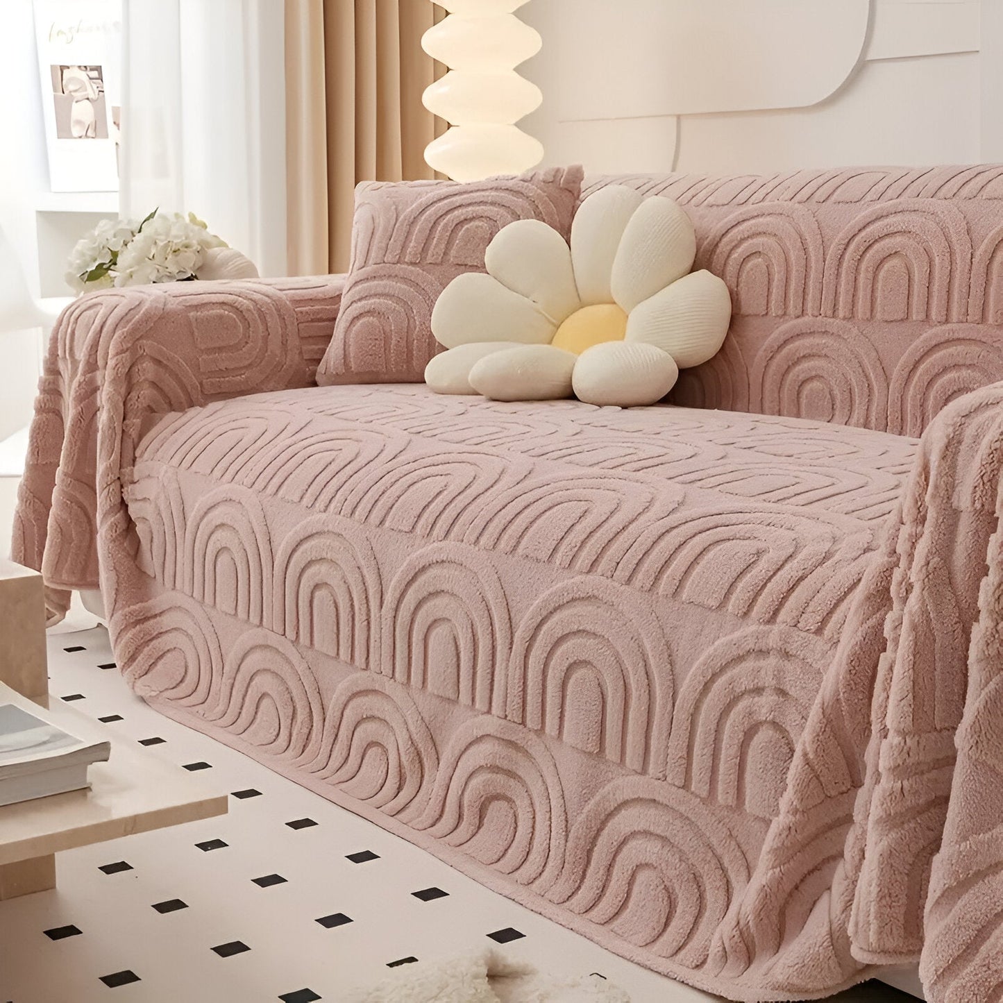 Luksuriøs Jacquard Sofabetræk – Nyt Liv til Dit Sofa