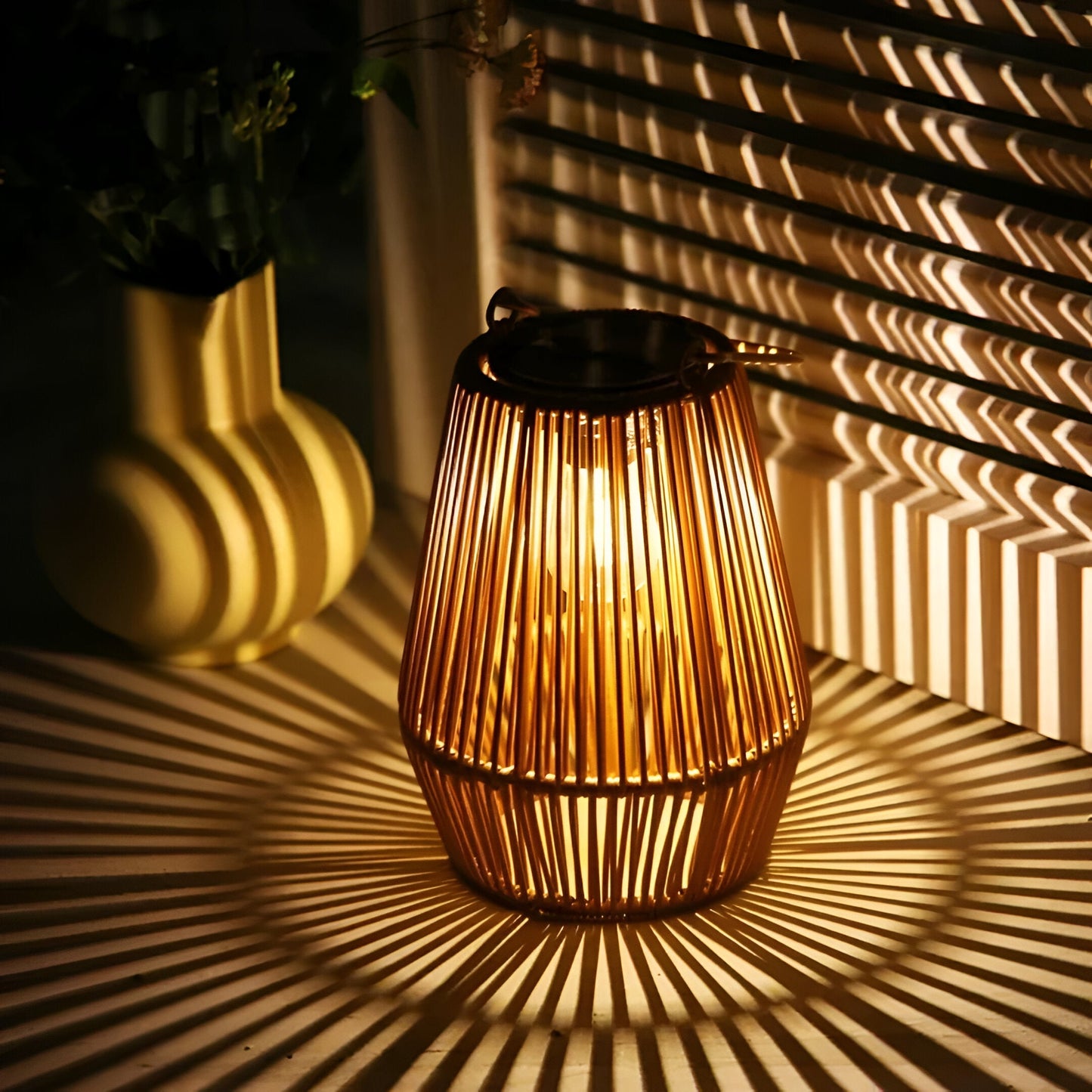 Bambu Solarlykta Utomhus | Rustik & Hållbar Belysning