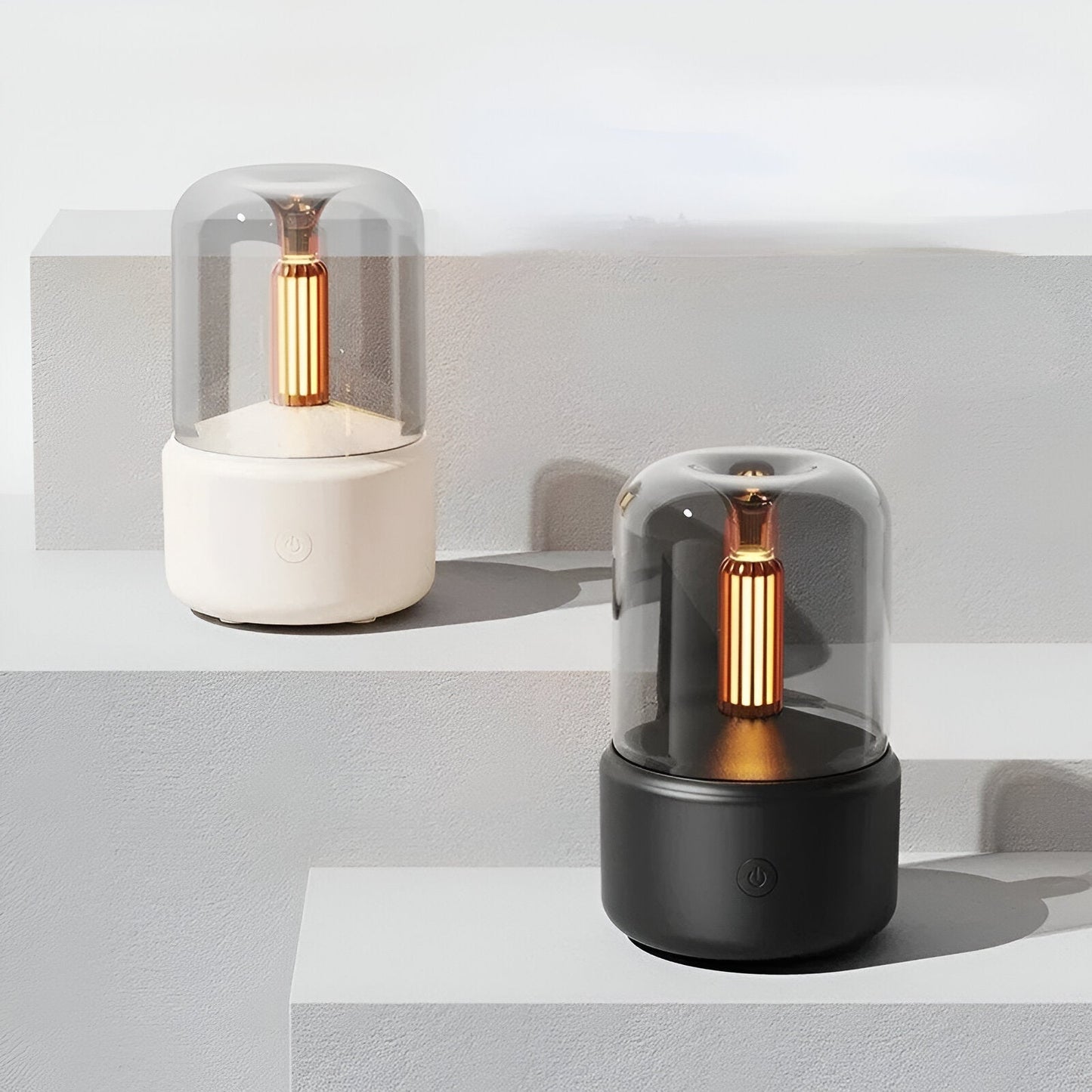 3D Flamme Aroma USB Luftfugter – Beroligende Kerneffekt