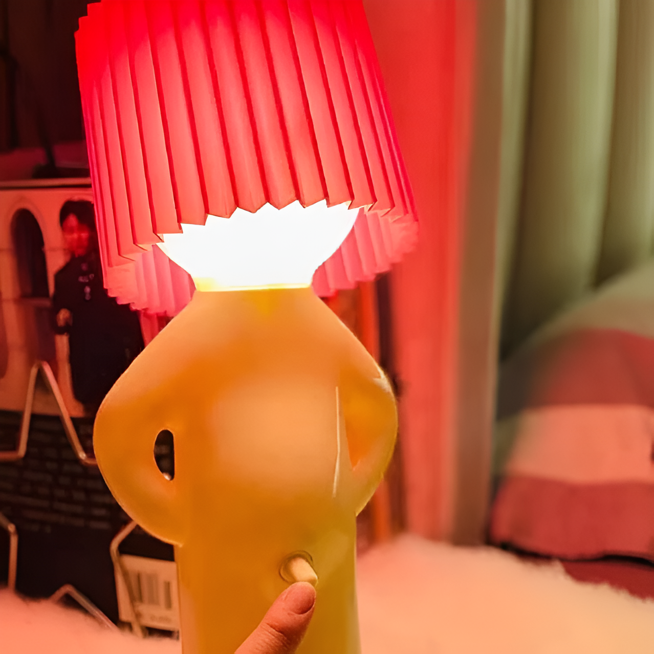 Kreativ LED Bordlampe med Hygge & Stil til Hjemmet