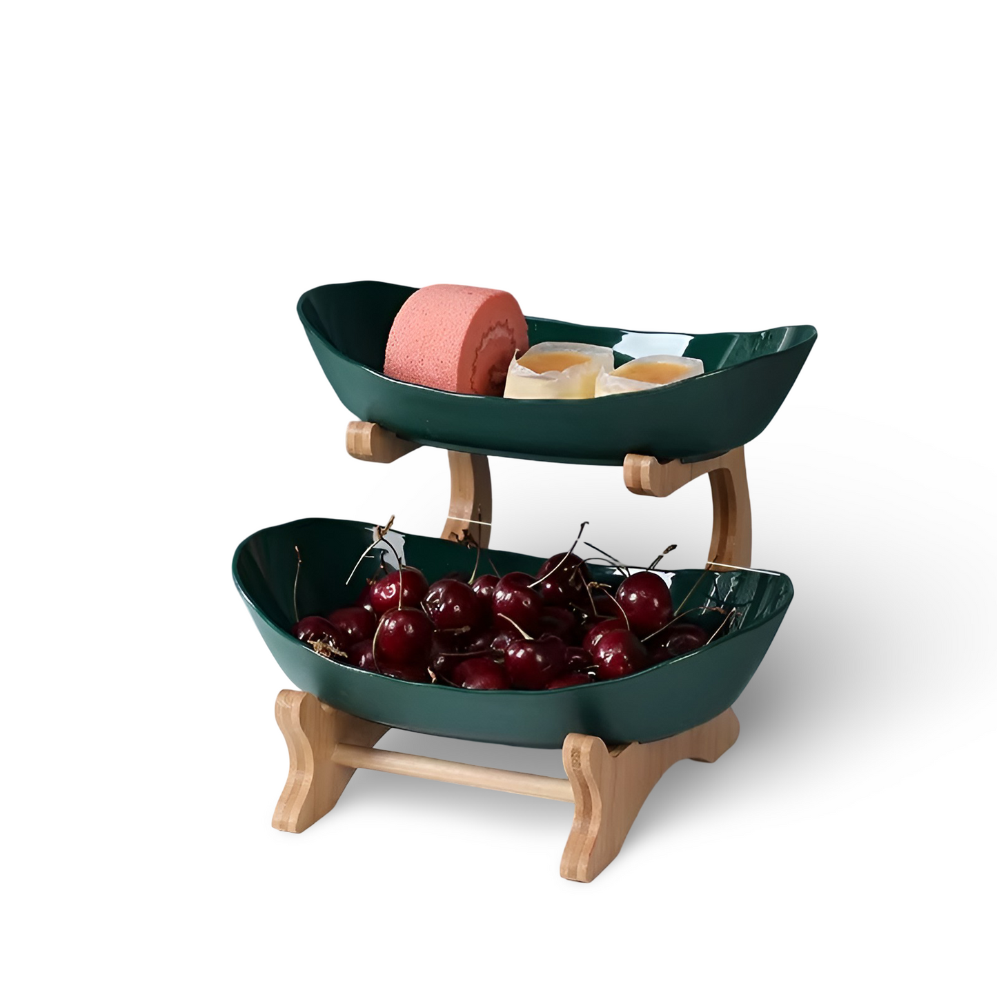 Snygg flerstegs fruktskål - Elegant förvaring för snacks