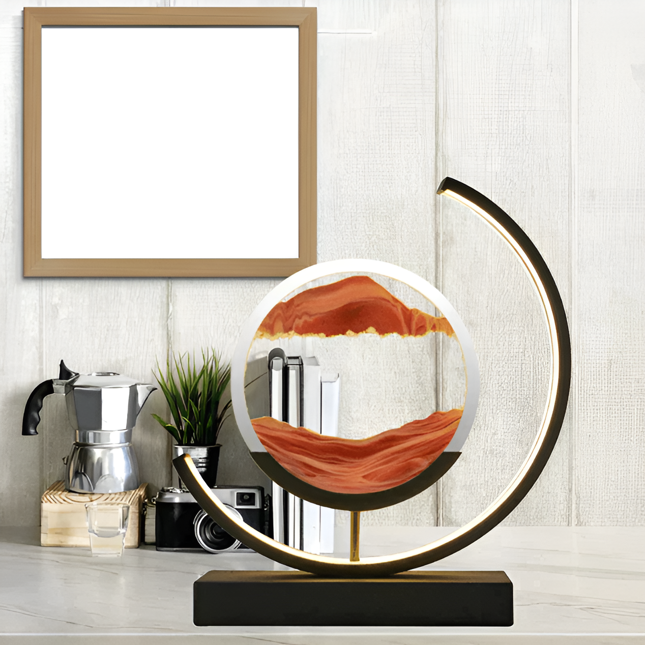 Sand Glow Bordslampa | Justerbart ljus med app och fjärrkontroll