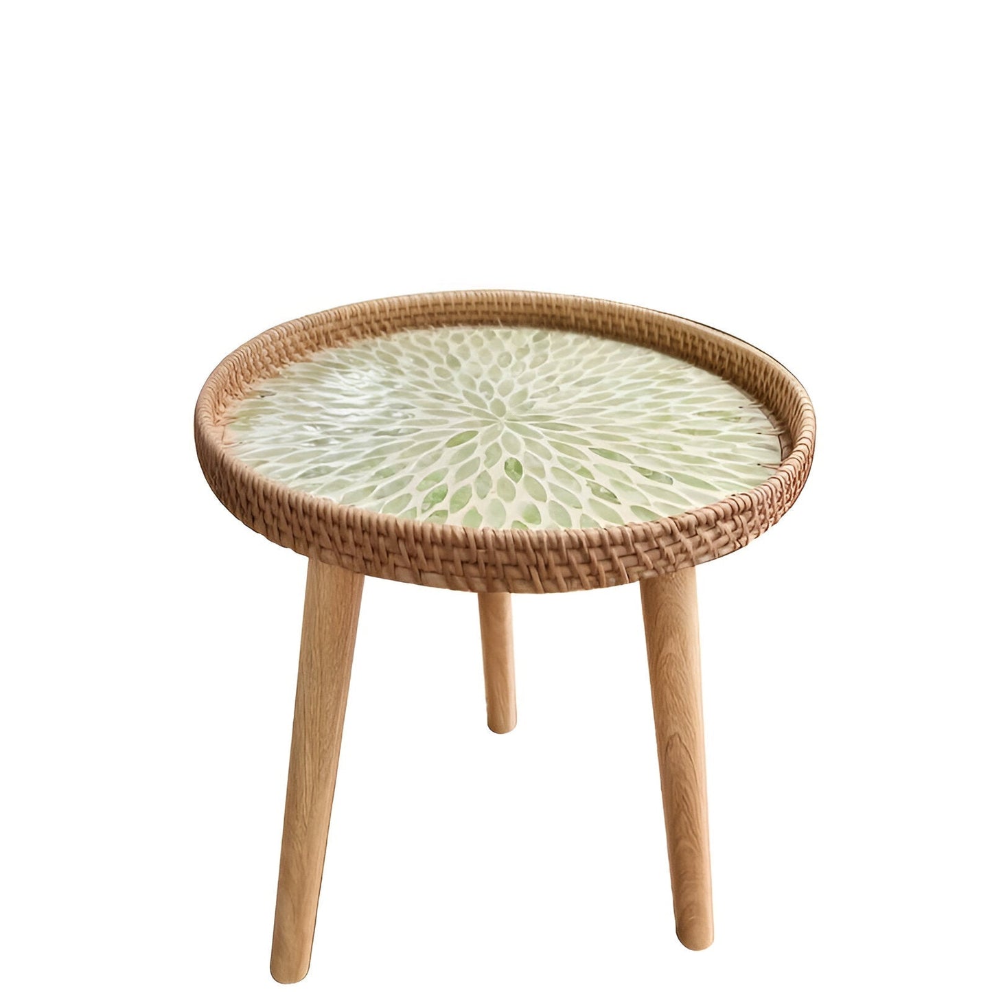 Elegant Rundt Rattanbord til Dit Hjem
