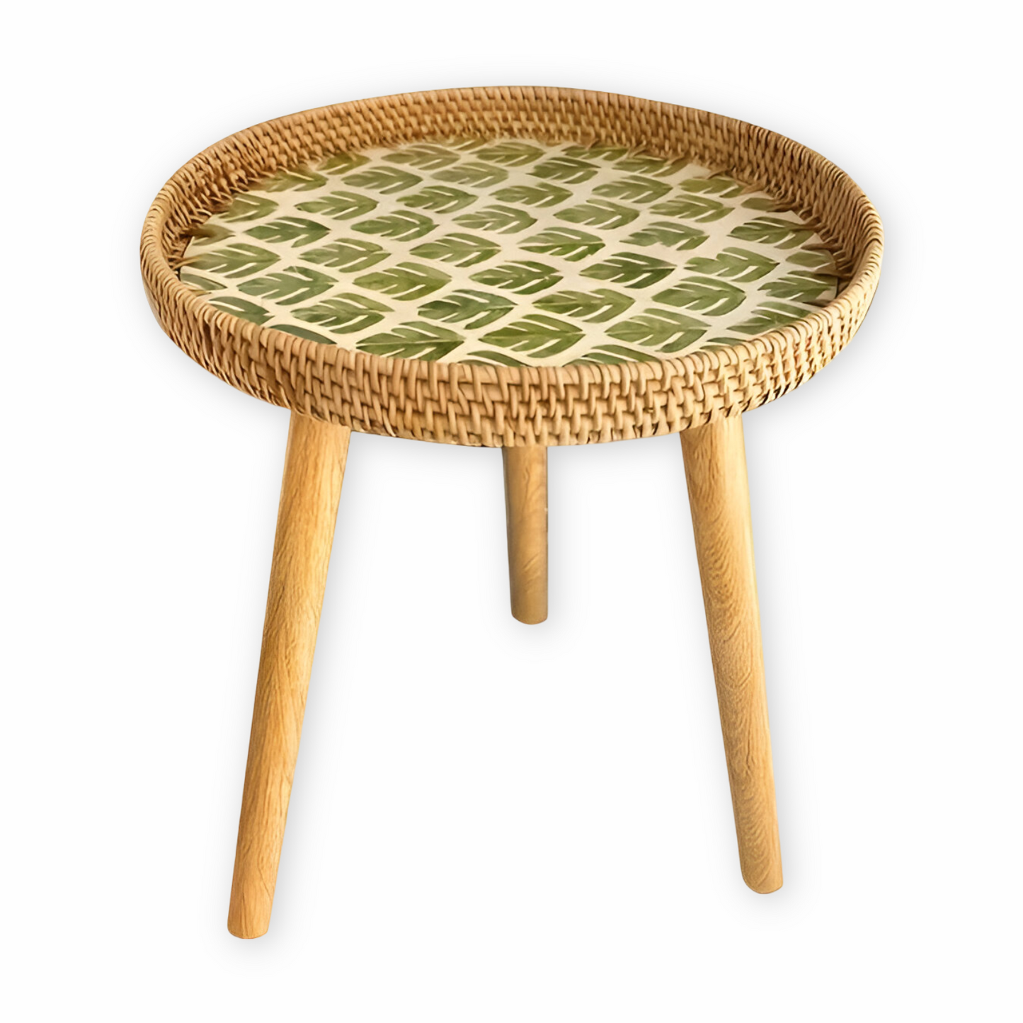 Elegant Rundt Rattanbord til Dit Hjem