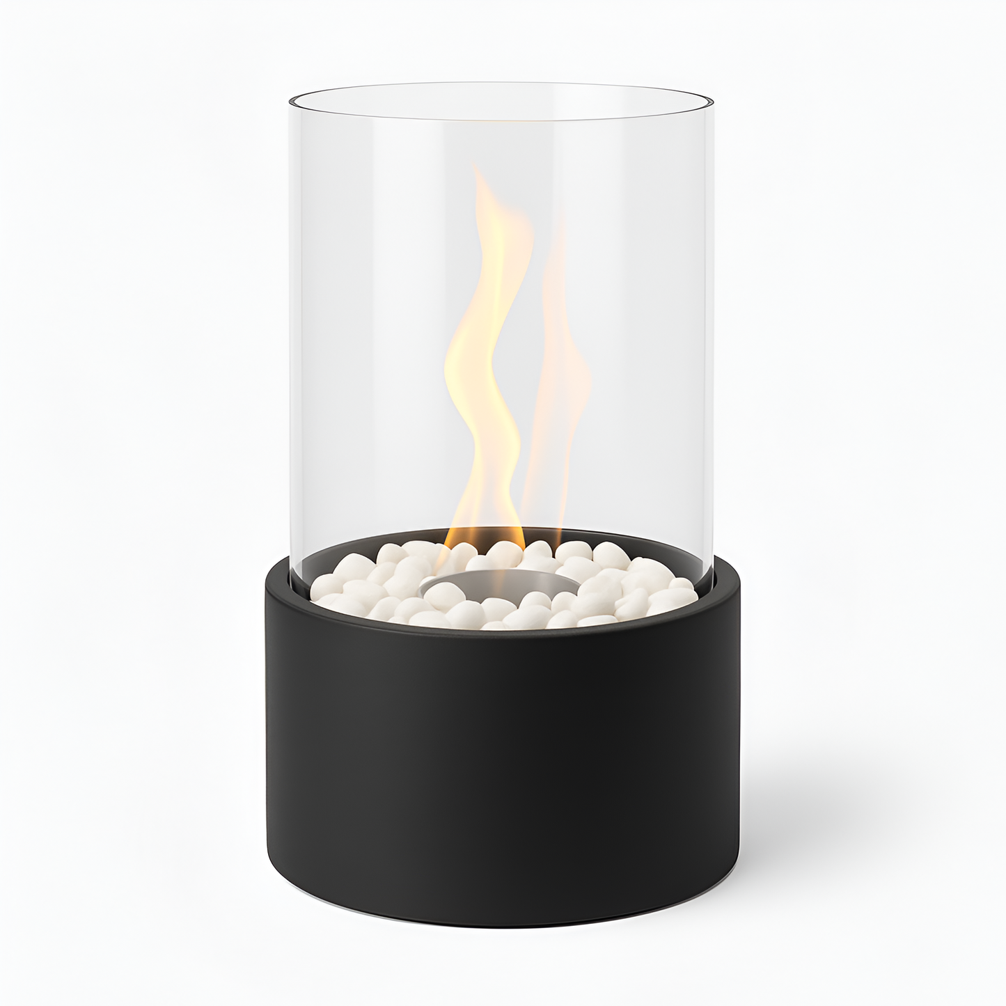 ElegantFlame Bordkamin - Stilfuld metalbase til udendørs ild