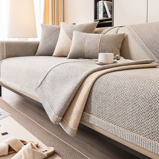 Luksus Sofabetræk i Bomuld & Polyester - Beskytter & Fornyer