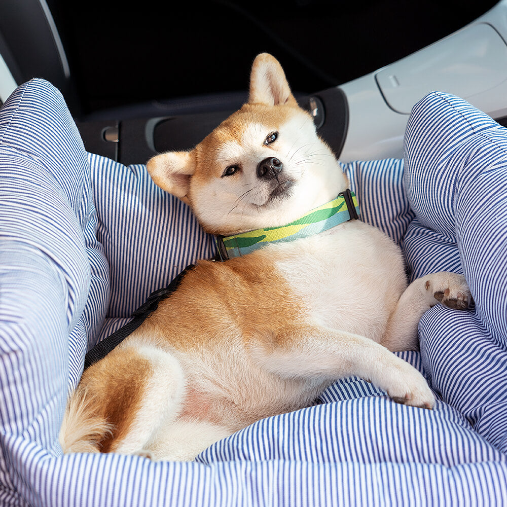 Behagelig hundeseng til bilen - Rejsevenlig