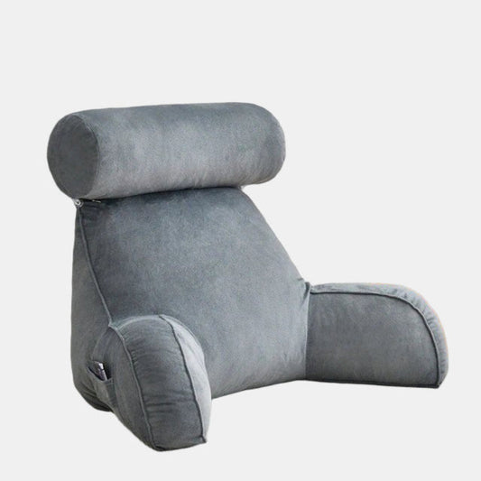 Ergonomisk läskudde med sidoficka och handtag