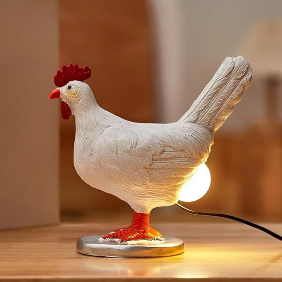 Rolig LED-nattlampa med hönadesign - Energibesparande mys