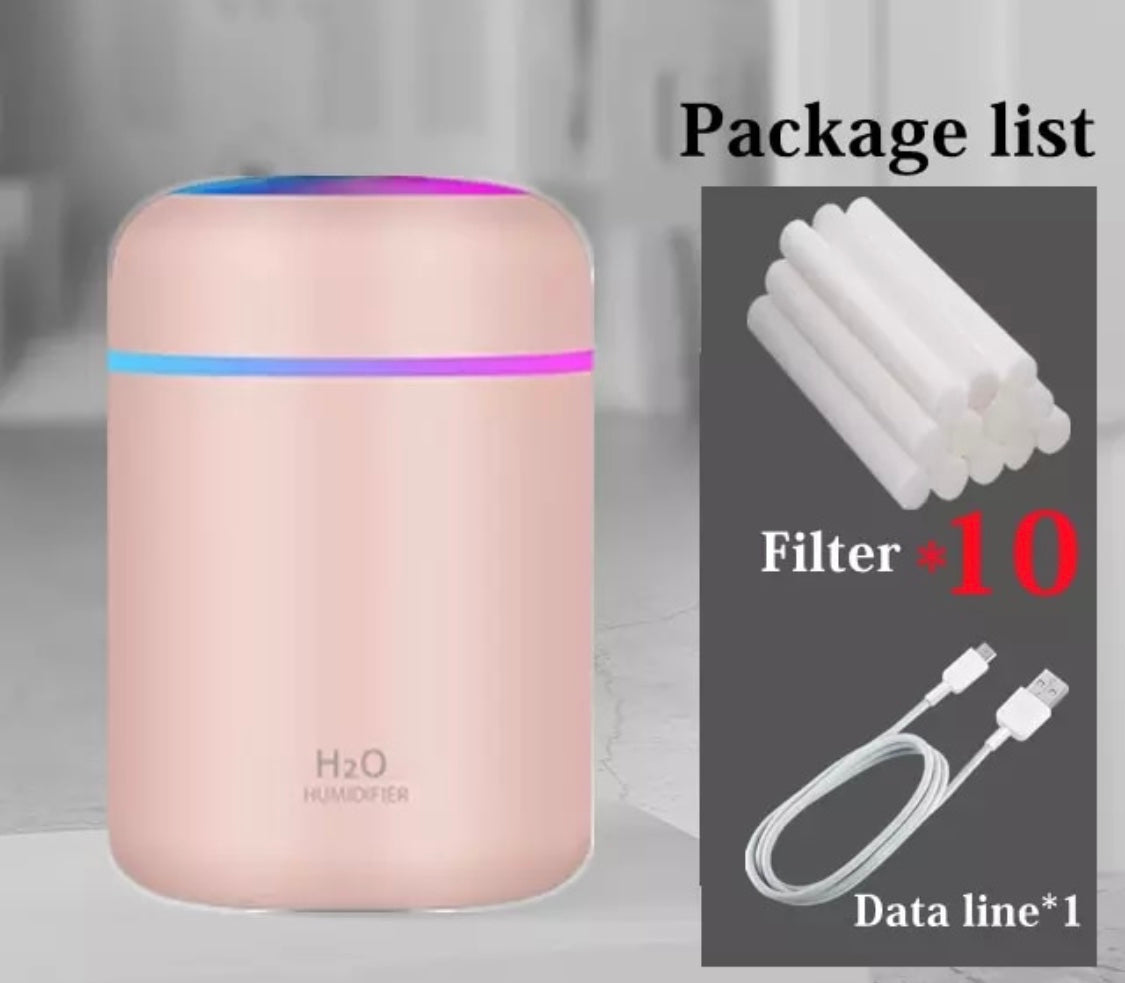 Aroma Luftfugter med LED Lys – Beroligende og Effektiv