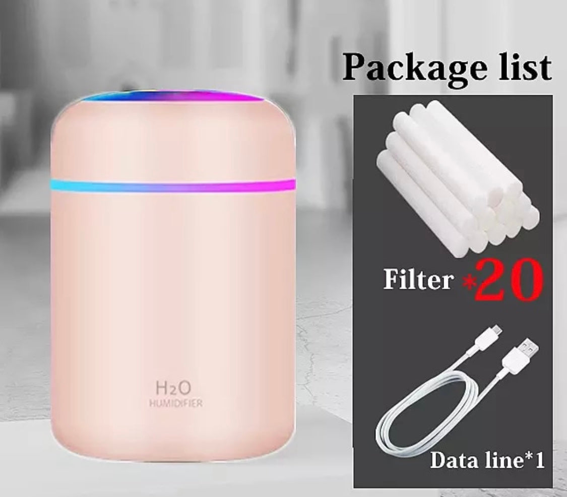 Aroma Luftfugter med LED Lys – Beroligende og Effektiv