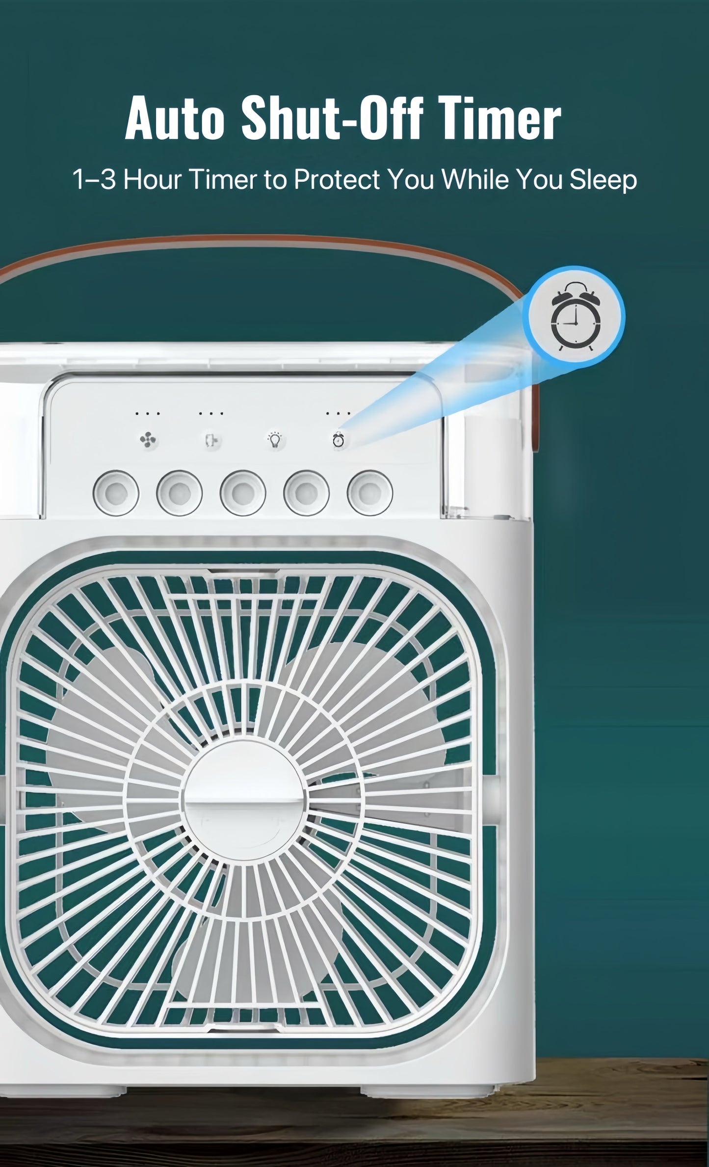 Personlig køleventilator med justerbar tåge til varme dage