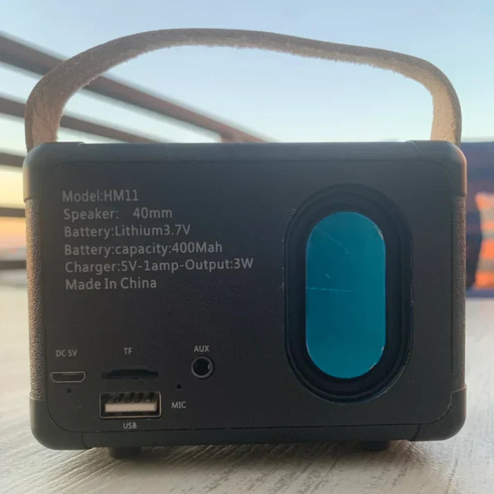 RetroSound Bluetooth Højttaler | Elegant og kraftfuld lyd i kompakt design