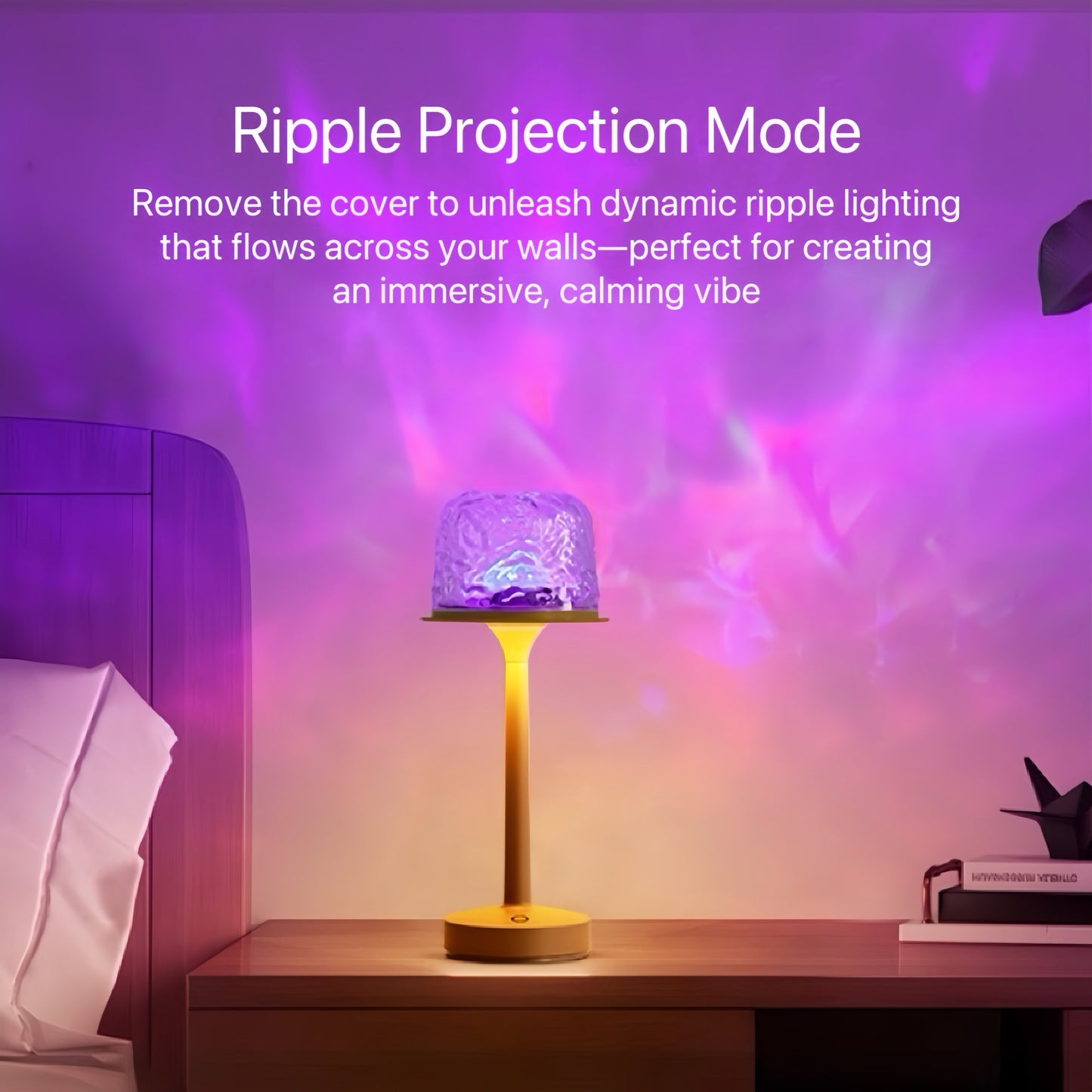 2-i-1 lampe med ambiant belysning til ethvert rum