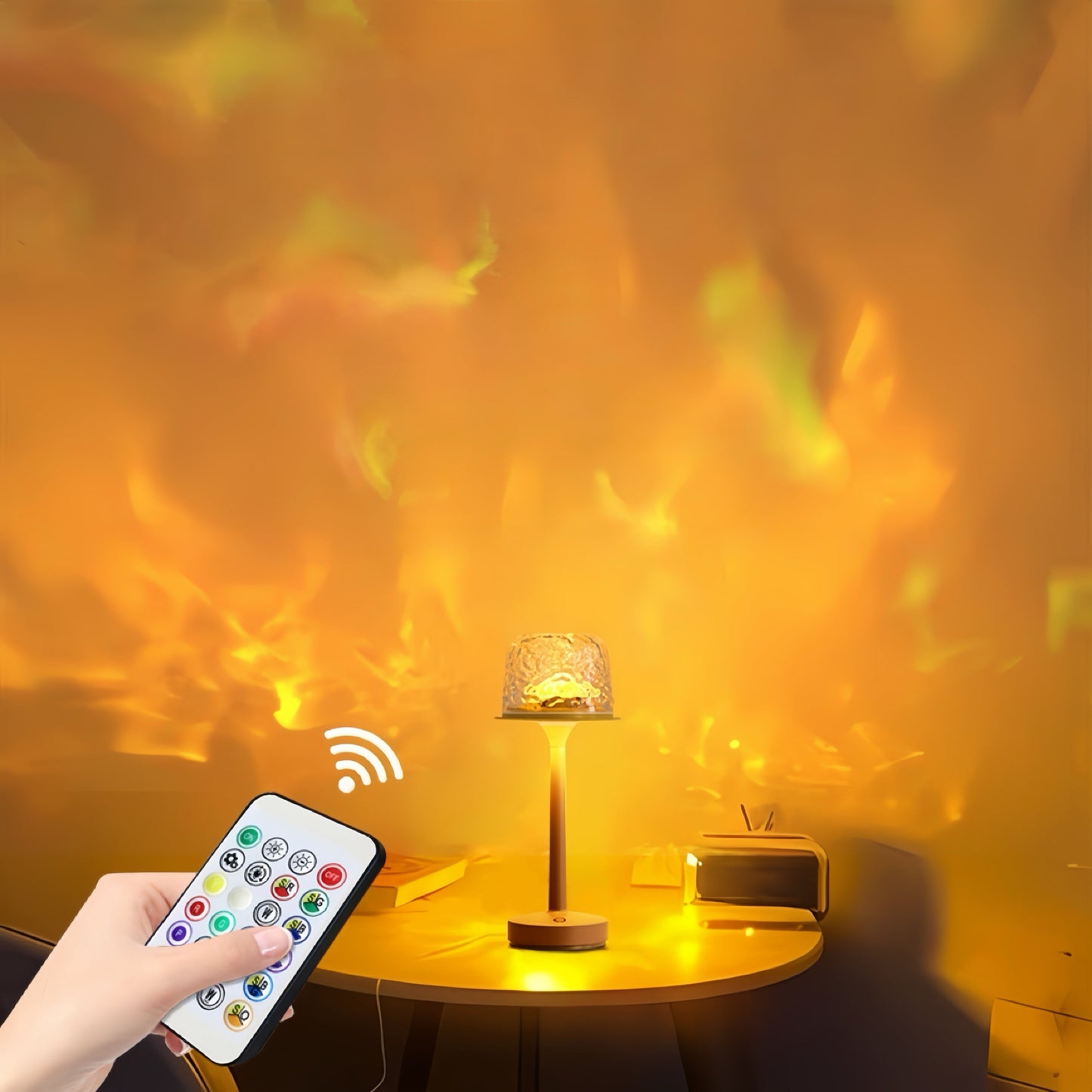 2-i-1 lampe med ambiant belysning til ethvert rum