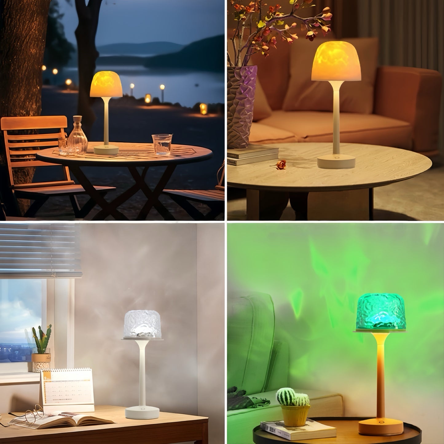 2-i-1 lampe med ambiant belysning til ethvert rum
