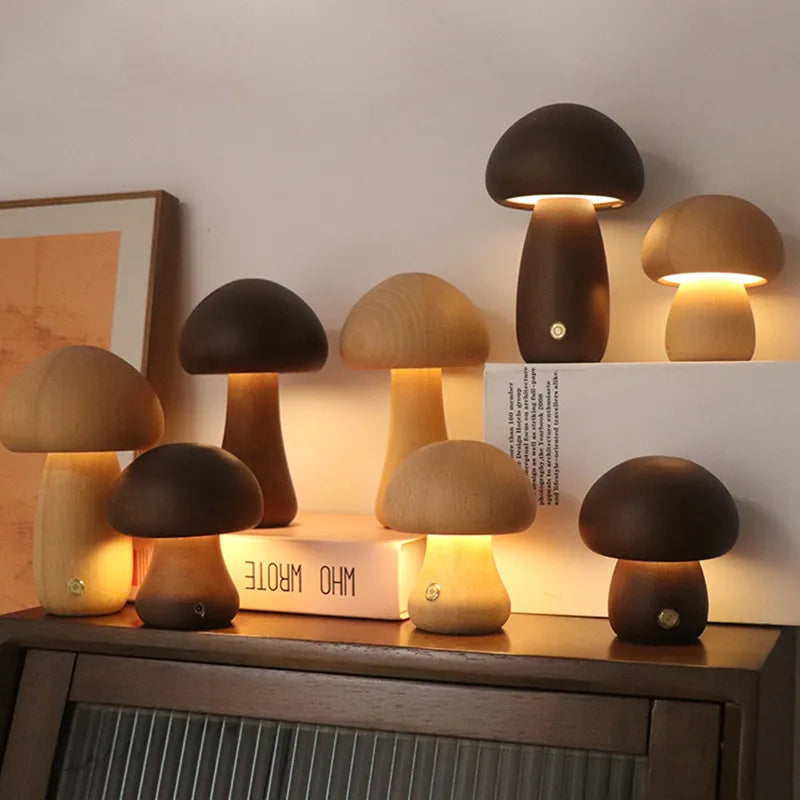 Mushroom Bordlampe – Elegant Belysning til Dit Hjem