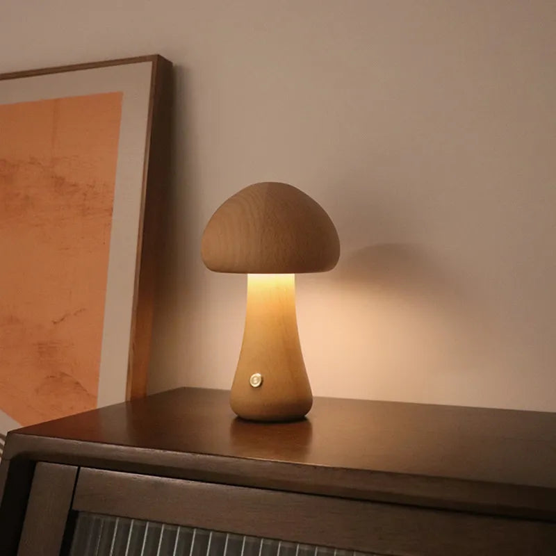 Mushroom Bordlampe – Elegant Belysning til Dit Hjem