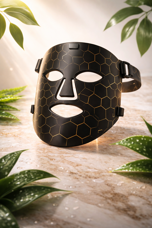 LED Maske mod Rynker & Akne – Infrarød Lysbehandling Hjemme | Luksus LED Ansigtsmaske