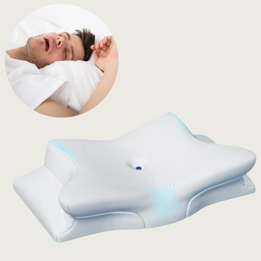 Ergonomisk Huvud- och Nackstödsdyna – Vit Anti-snarkning