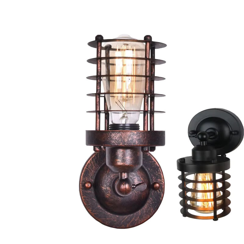 Rustik Wandleuchte med Vintage-Charme og Industrielt Design