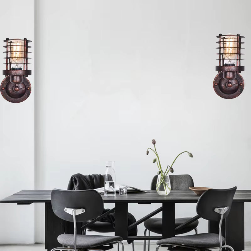 Rustik Wandleuchte med Vintage-Charme og Industrielt Design