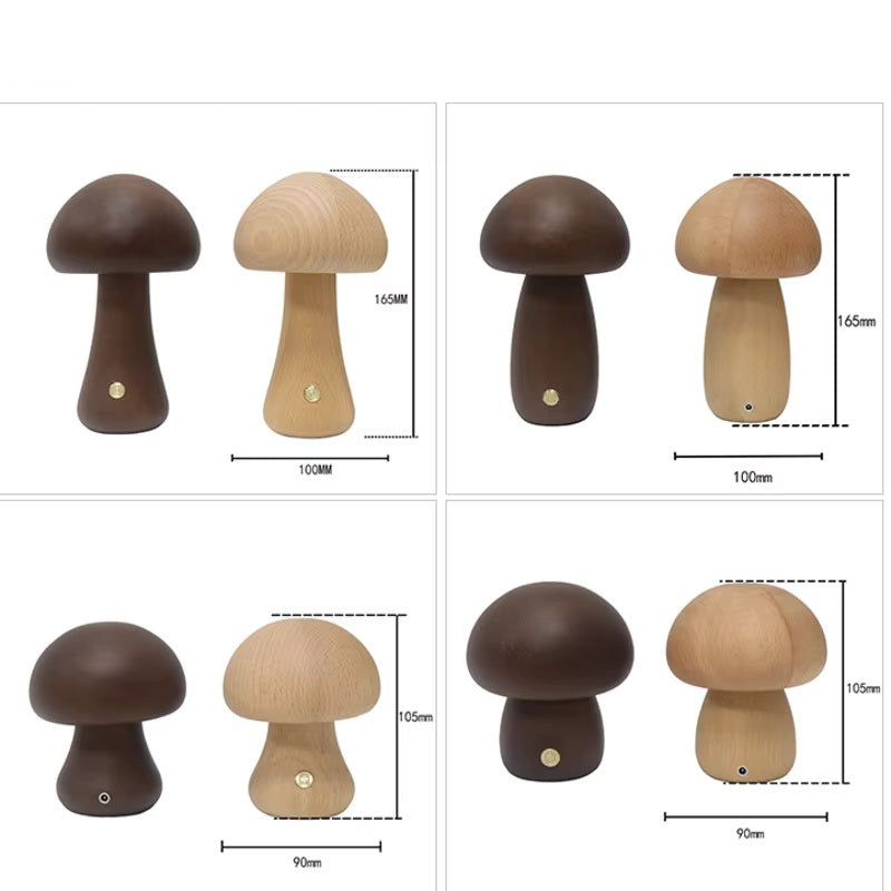 Naturlig svamplampa i valnöt eller bok – Unik mysfaktor