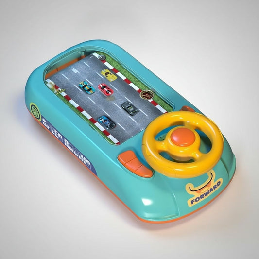 Interaktiv Børne-Racersimulator med Realistiske Lydeffekter