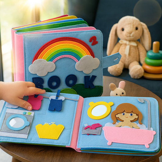 Montessori Lærebog i Filz til Småbørn